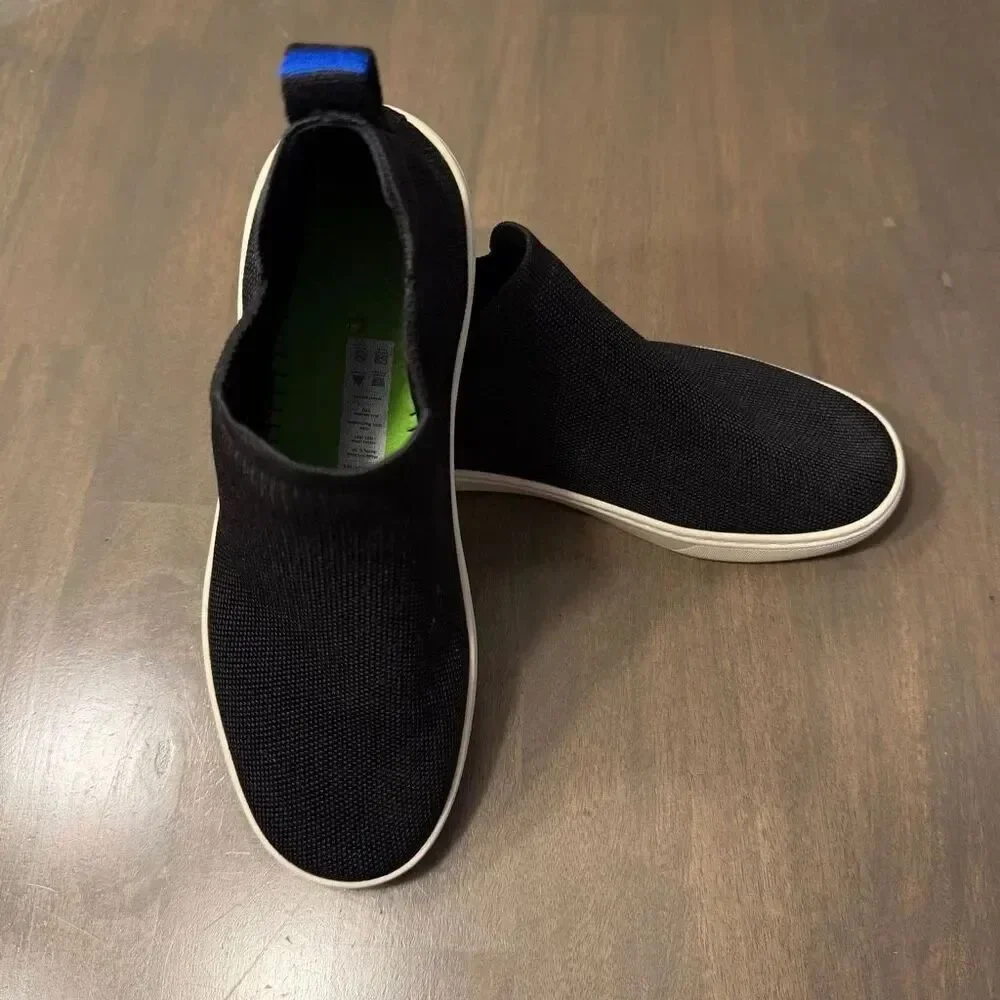 Rothy’s The Chelsea Boot Black size 7.5 Slip On